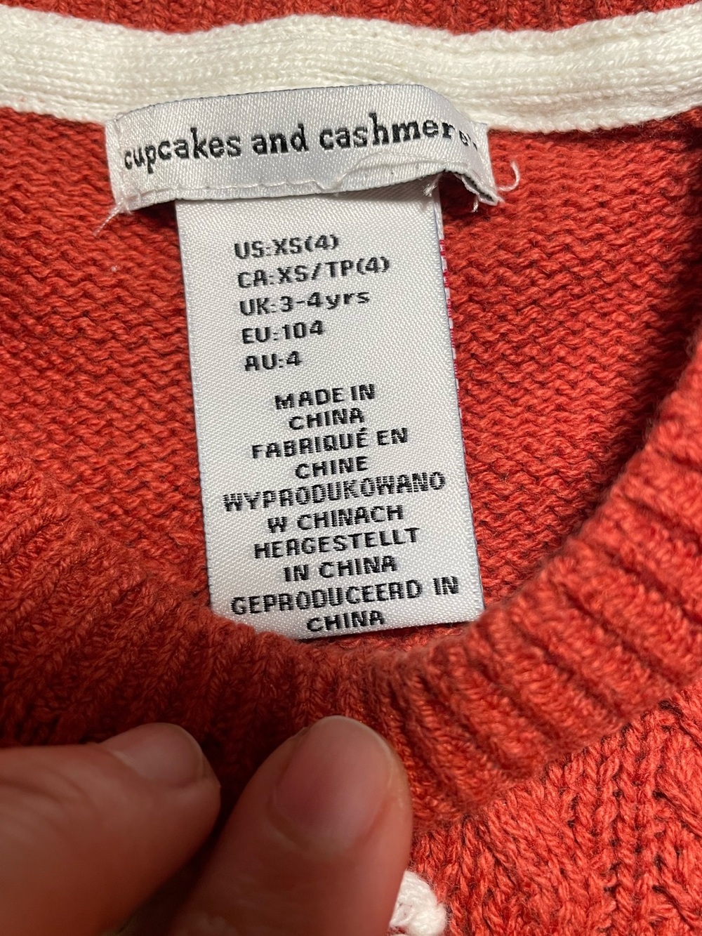 Cupcakes and Cashmere cable knit sweater dress. Size XS (4) - Picture 4 of 6